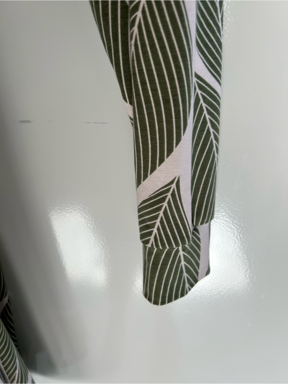 LuLaRoe Emily dress size XL olive green cream pockets - Picture 5 of 15